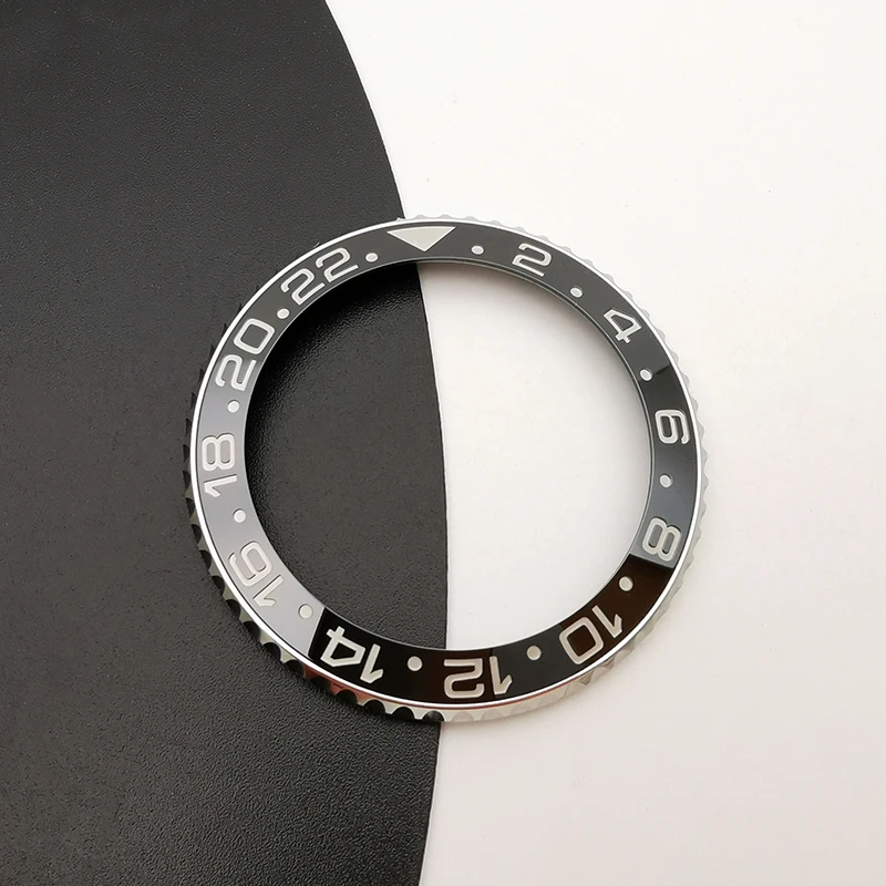 Top Quality Black Ceramic Watch Bezel For GMT 116710LN, Aftermarket Watch Repair Replacement