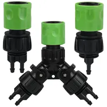 KESLA-Adaptador de grifo de 1 vía, 2 vías, divisor de 4 vías, riego por goteo para jardín, manguera de 1/4 pulgadas, Kit de sistema de riego automático, maceta para bonsái, 1 ud