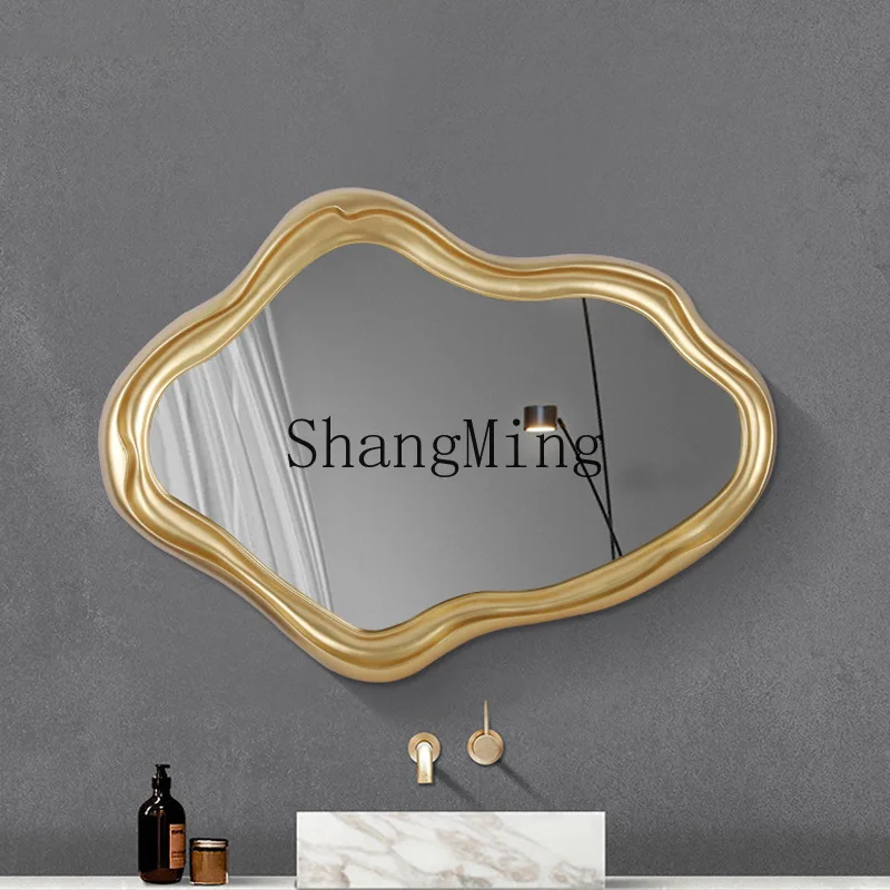 

FG decorative mirror living room dining side wall hanging household special-shaped makeup mirror