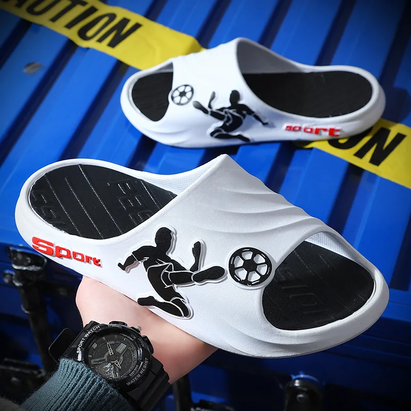 2024 Nuove Pantofole da Uomo Sport Estivi All'aperto Antiscivolo Coppie Casa Bagno Sandali e Pantofole da Donna Ciabatte Uomo Infradito