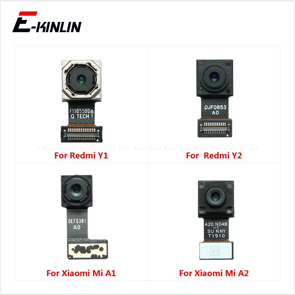 Rear Main Front Facing Camera Flex Cable For Xiaomi Mi A1 A2 Lite Redmi Y1 Lite Y2 S2 Back Big Small Module Ribbon
