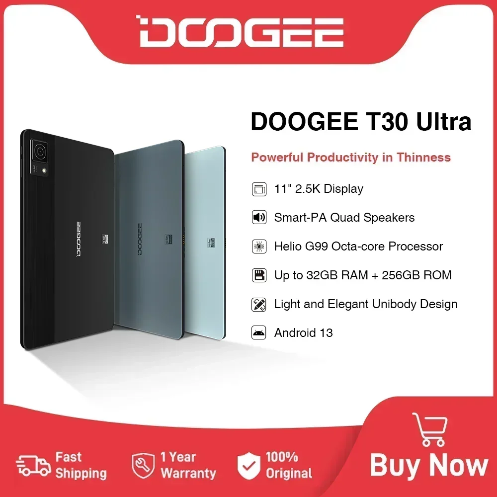 World Premiere DOOGEE T30 Ultra Tablet 11