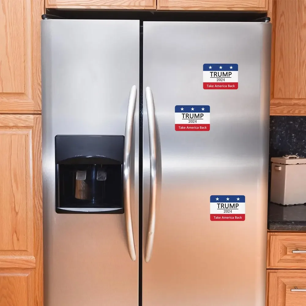 1Pc Donald Trump 2024 Fridge Magnets Take America Back Creative Fun Gift to Keep America Great Refrigerator Stickers Home Decor