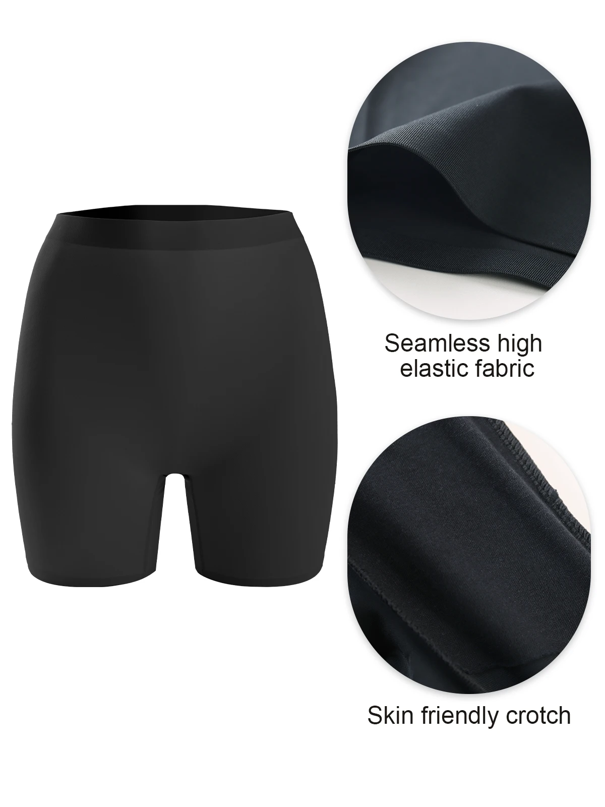 ملابس داخلية قصيرة للنساء بدون خياطة وناعمة عالية الخصر، سراويل قصيرة للتحكم في البطن، ملابس داخلية لتنحيف الجسم