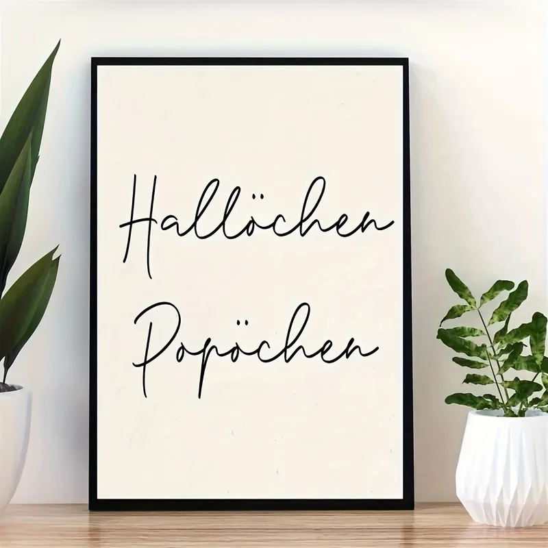 Timeless, Modern Minimalist Black & White Text Canvas Art Print - Frameless Wall Decor for Living Room, Bedroom, Kitchen, and