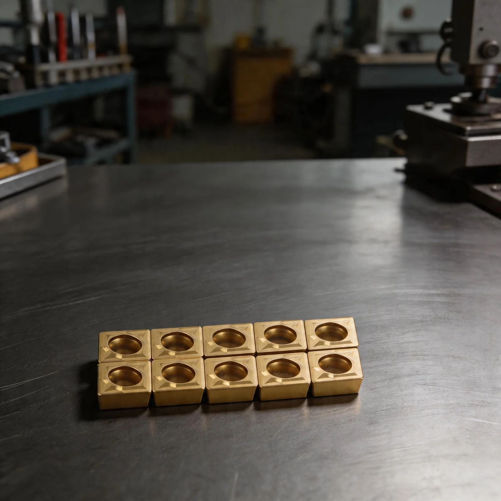 10pcs CCMT 060204 Carbide Inserts US735 Grade CNC Metalworking Tools for Grinding and Manual Inspection Applications