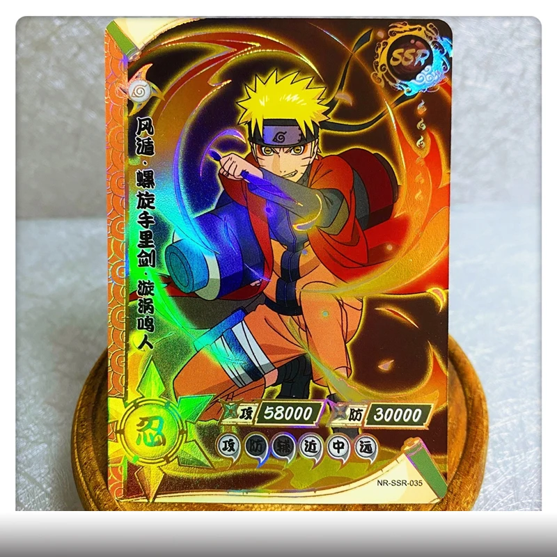 Anime Naruto Ssr Card Uzumaki Naruto Gaara Sarutobi Hiruzen Namikaze Minato New Game Collection Children's Toys Birthday Gifts