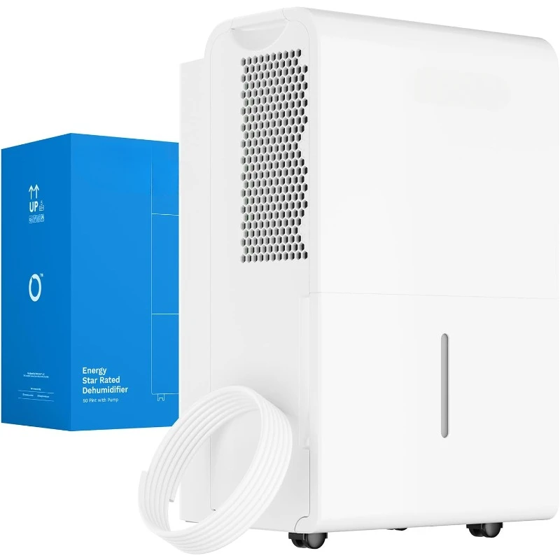 

4500 Sq. Ft. WiFi-Enabled Dehumidifier with Pump - Superior Moisture Removal & Humidity Control for Large Rooms, Offices