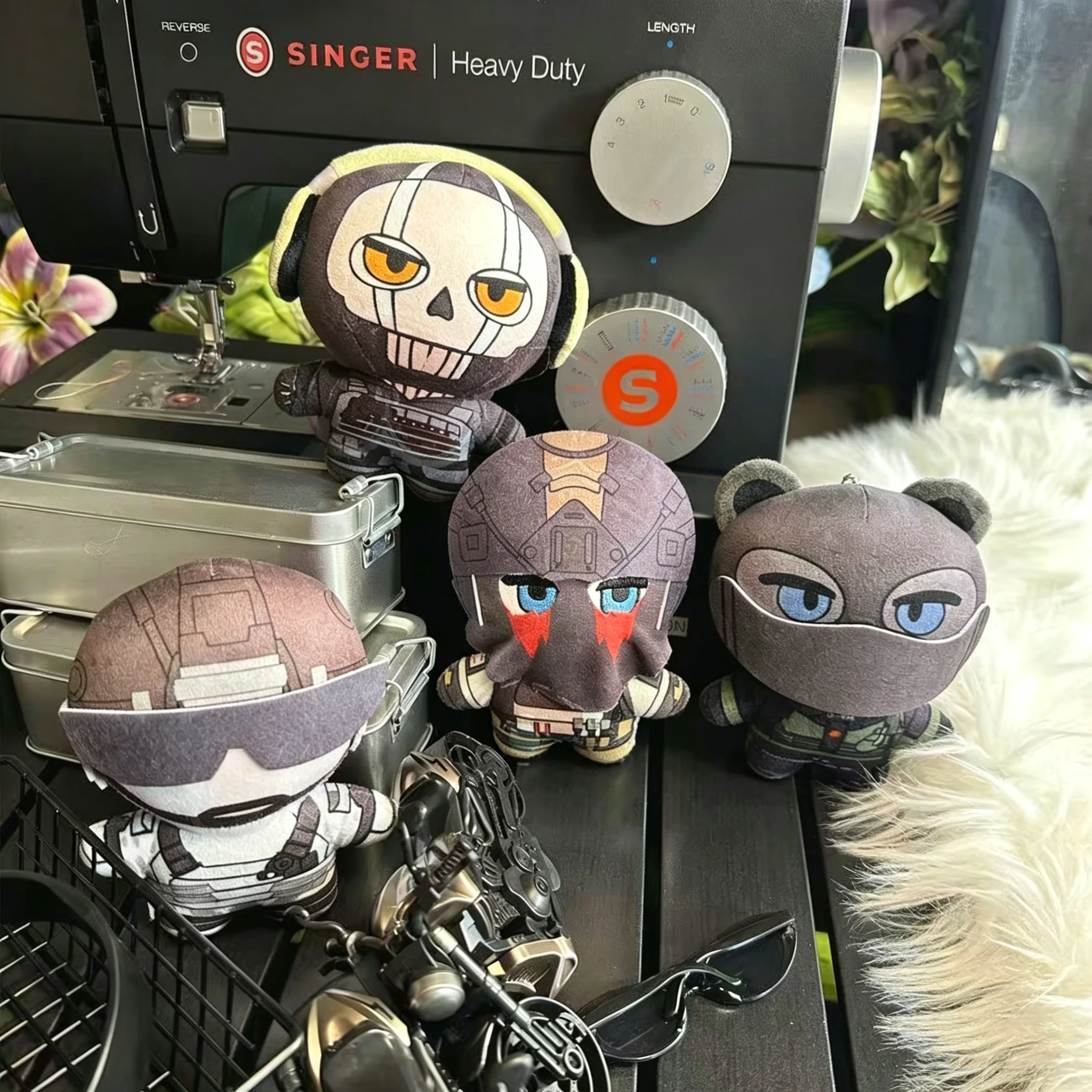 10cm Stuffed Call Of Duty Keegan Konig Ghost Nikato Zimo Krueger Plushie Toys Plush Dolls Pendants Keycahin Holiday Xmas Gifts view 2
