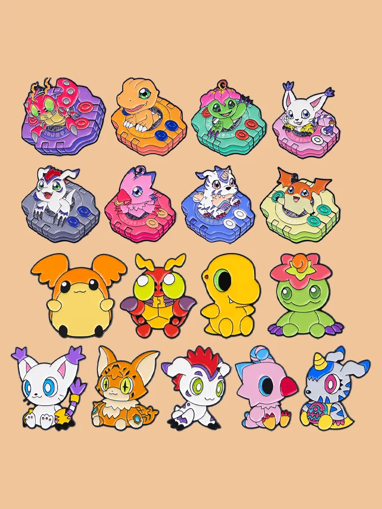 Broches en émail elfe de dessin animé japonais, broche de figurines de dessin animé, Badge sur sac à dos, accessoires pour vêtements, bijoux à la mode, cadeaux