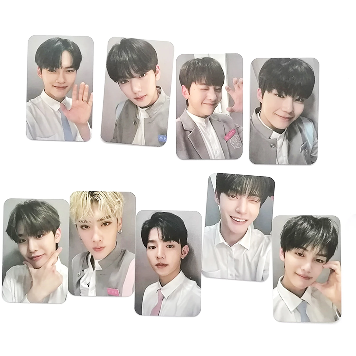 KPOP ZB1 9pcs Selfie Photocards Boy Planet New Group Double-Sided LOMO Cards Ricky ZEROBASEONE Fans Collections