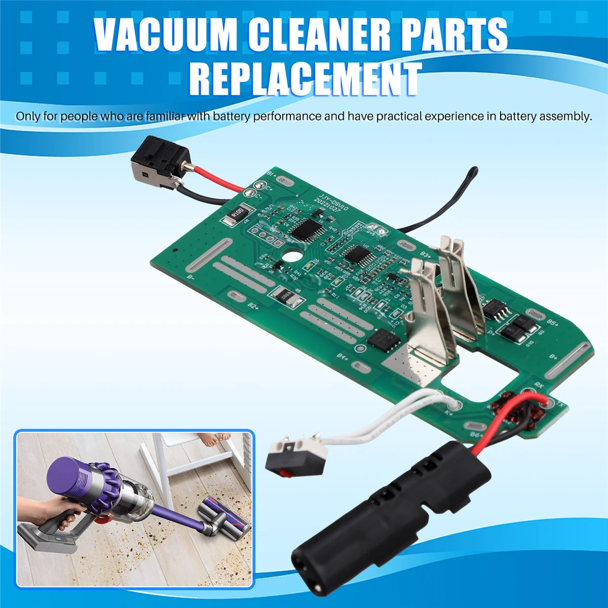 N89R لدايسون V10 بطارية لوحة دوائر كهربائية بطارية ليثيوم أيون شحن حماية لوحة دوائر كهربائية لدايسون V10 مكنسة كهربائية