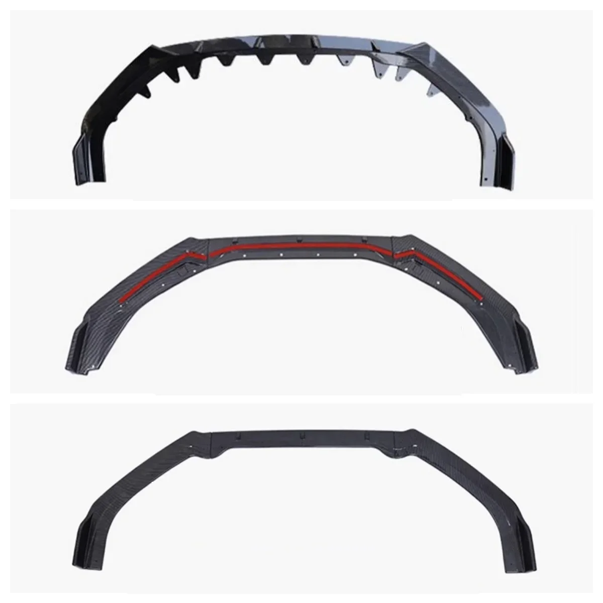 Car Front bumper lip Side skirt for Nissan teana altima 7th 19-25 modified three-stage front shovel