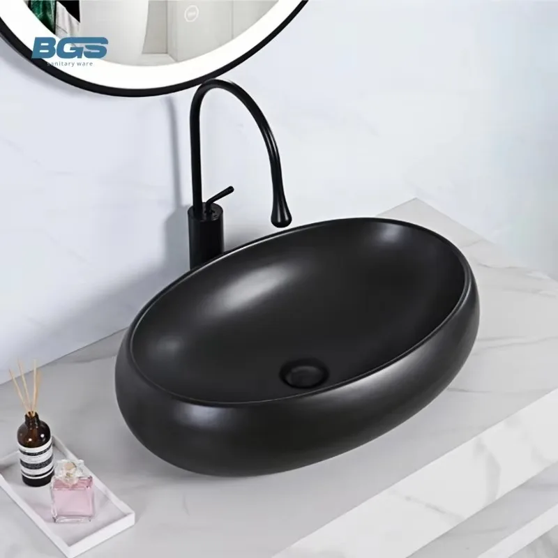 Luxury Modern Calacatta Viola Marble Sink Countertop Small Natural Stone Washbasin With Drainer For Bathroom Vanity