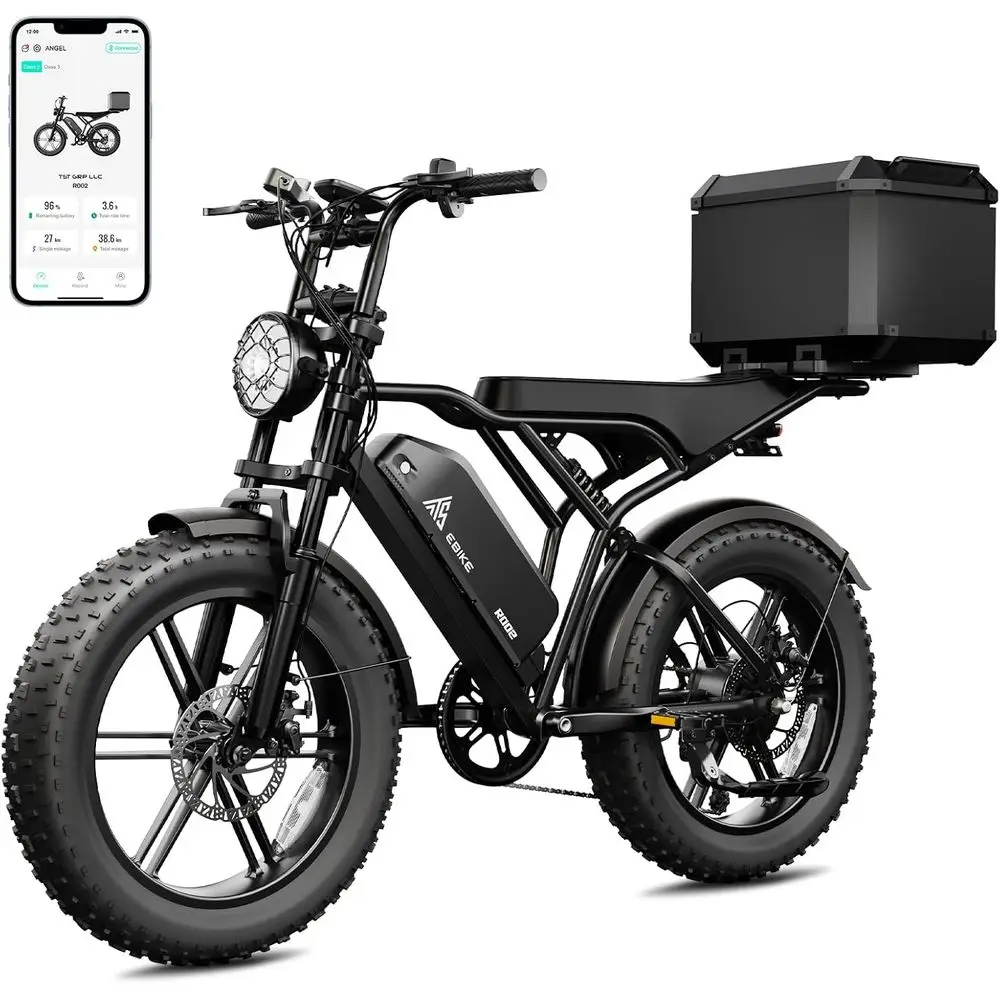 

All-Terrain 1500W Peak 20 Tire Electric Dirt Bike - 60 Miles Range, 48V 15AH Battery, UL 2849 Safety Certified