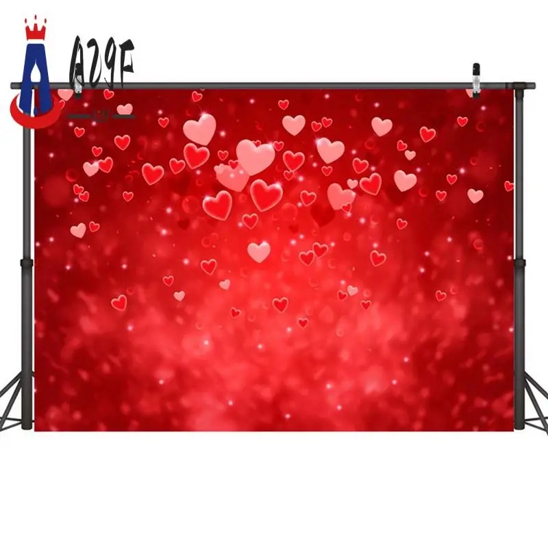 

A29F-210X150cm Valentine's Day Background Cloth Love Flower Photo Material Photography Background Cloth