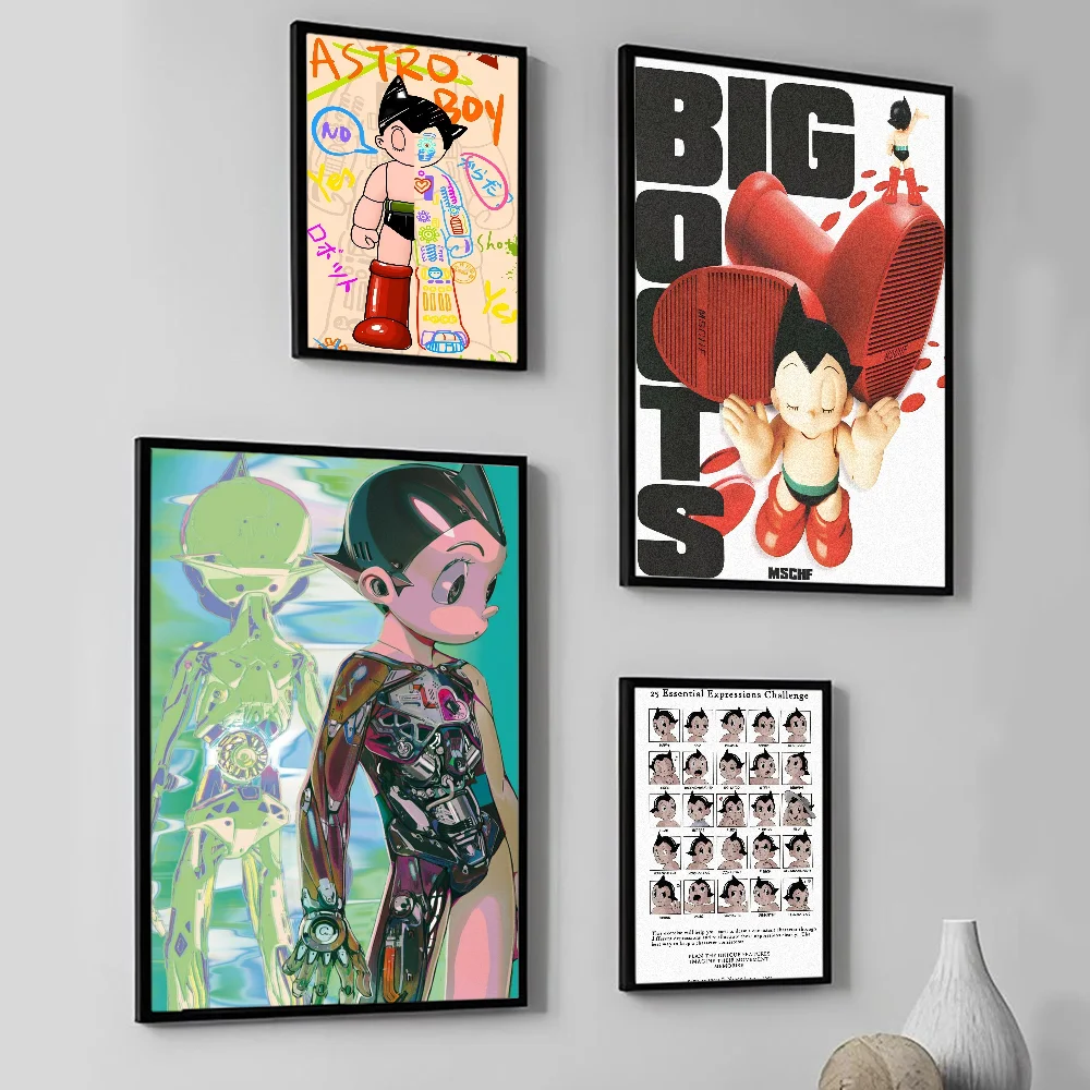 Classic Japanese Anime IP A-Astro Boy Poster Wall Art Home Decor Room Decor Digital Painting Living Room Restaurant Kitchen Art