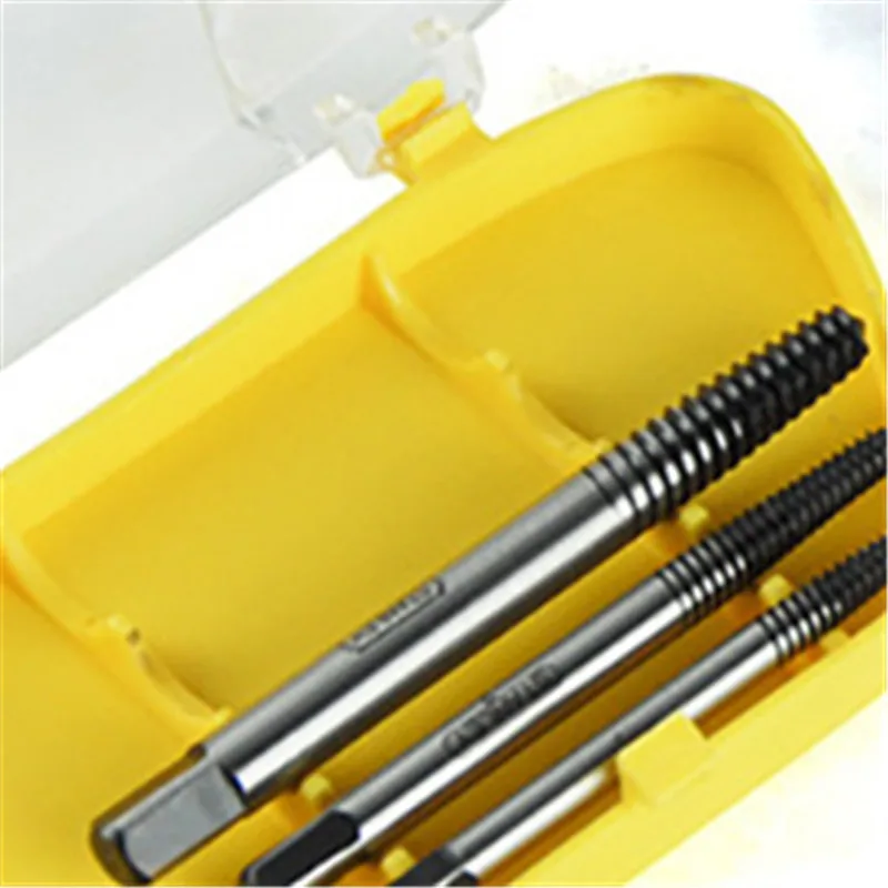 

Get Rid of Stripped Bolts with 5/6pcs Damaged Screw Extractor Toolkit, Crafted with Chrome-vanadium Steel.