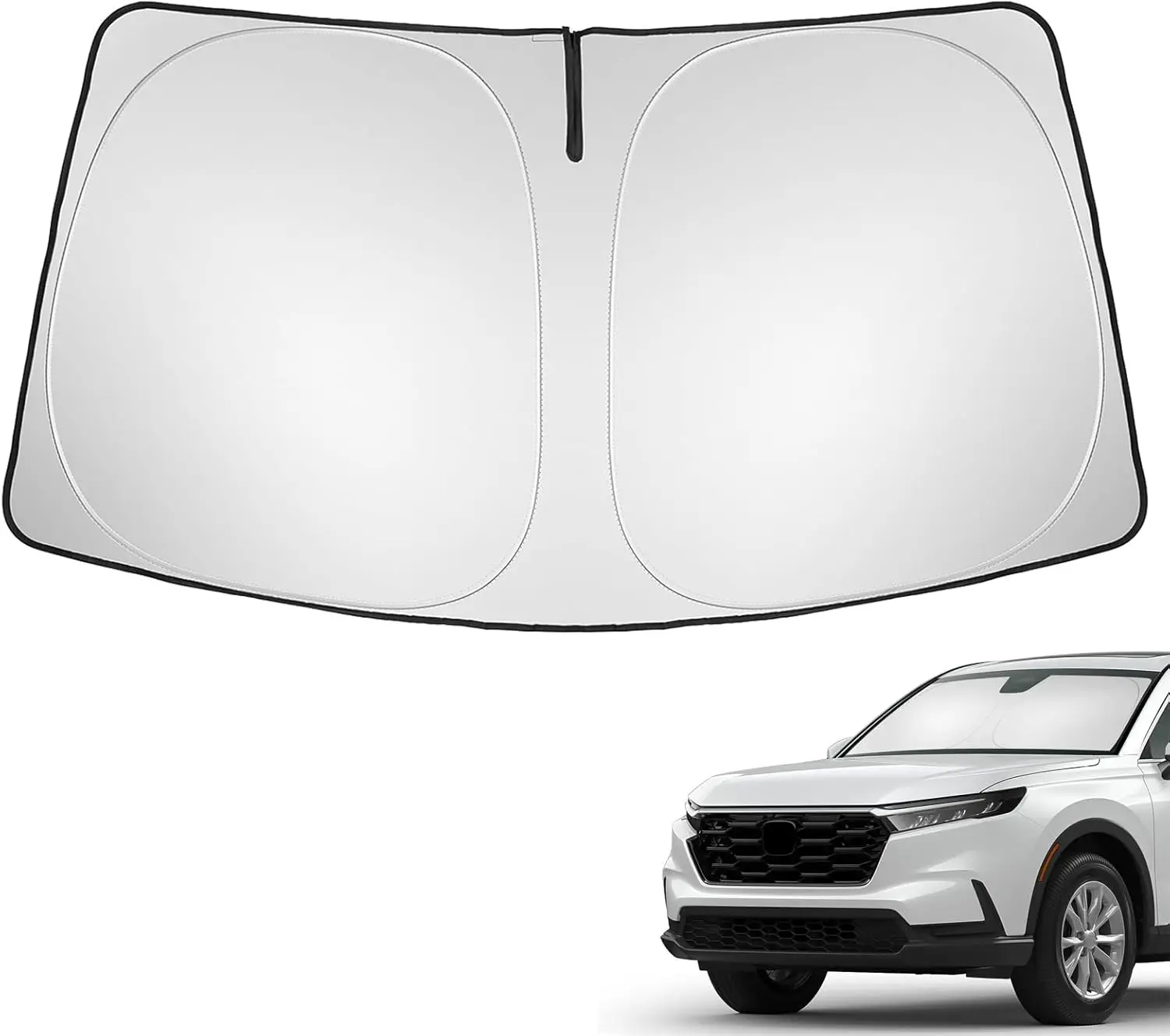 

Upgraded Windshield Sunshade For Honda 2023-2026 CRV Foldable Accessories Folding Sun Shade Windshield Heat UV Rays Visor