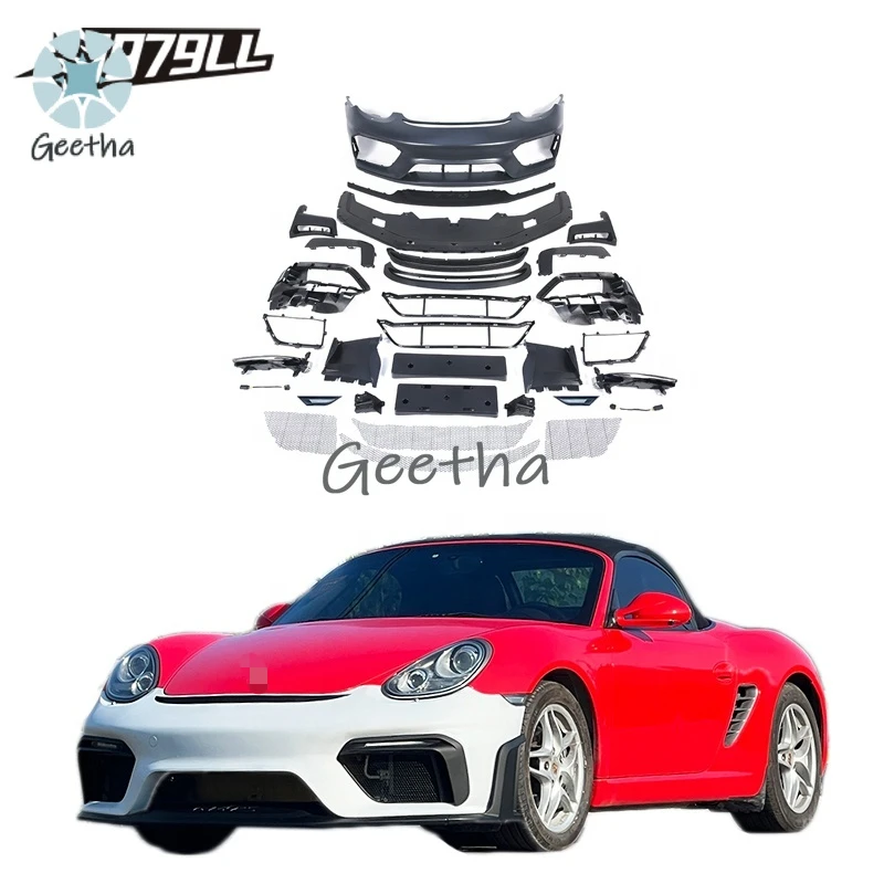 

[1979LL] Автомобильный Bodykit 2009 2010 2011 2012 987, обновление переднего бампера до комплекта кузова GT4 RS для Porsche Boxster Cayman