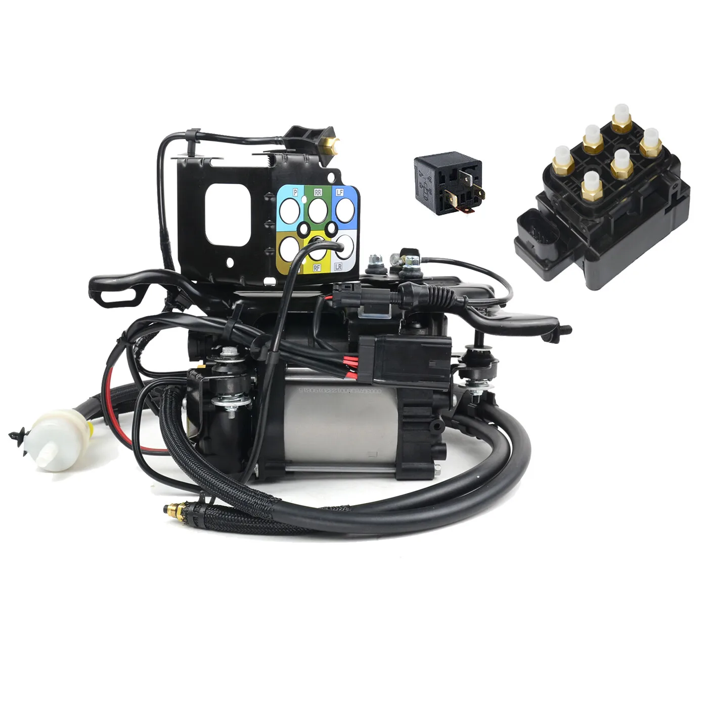 

AP01 For 2011-2018 Jeep Grand Cherokee Air Suspension Compressor Pump & Valve Block 4877128AF,68204387