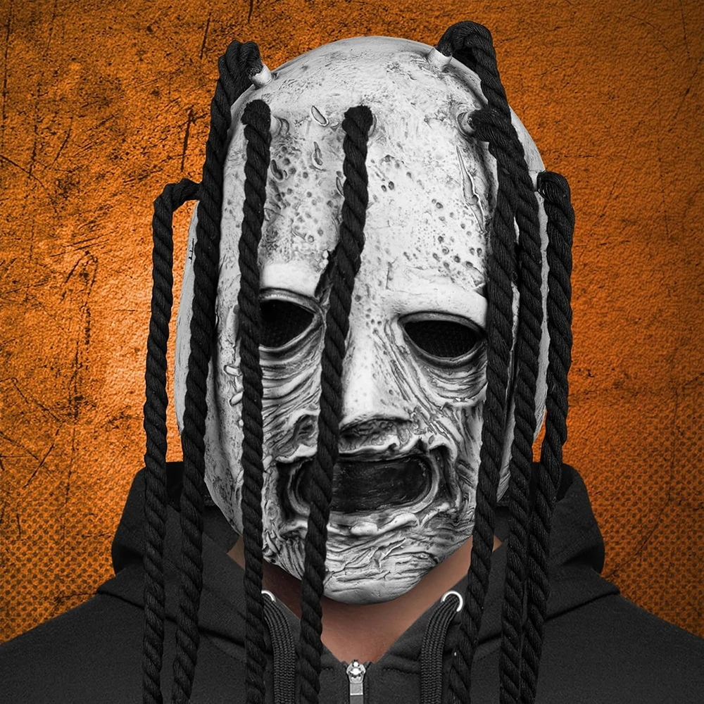 Fascia Slip Cosplay Nodo Mick Maschera Accessori per costumi Joey Gioco di ruolo Fantasia Uomo Copricapo in lattice Halloween Masquerade Casco maschile
