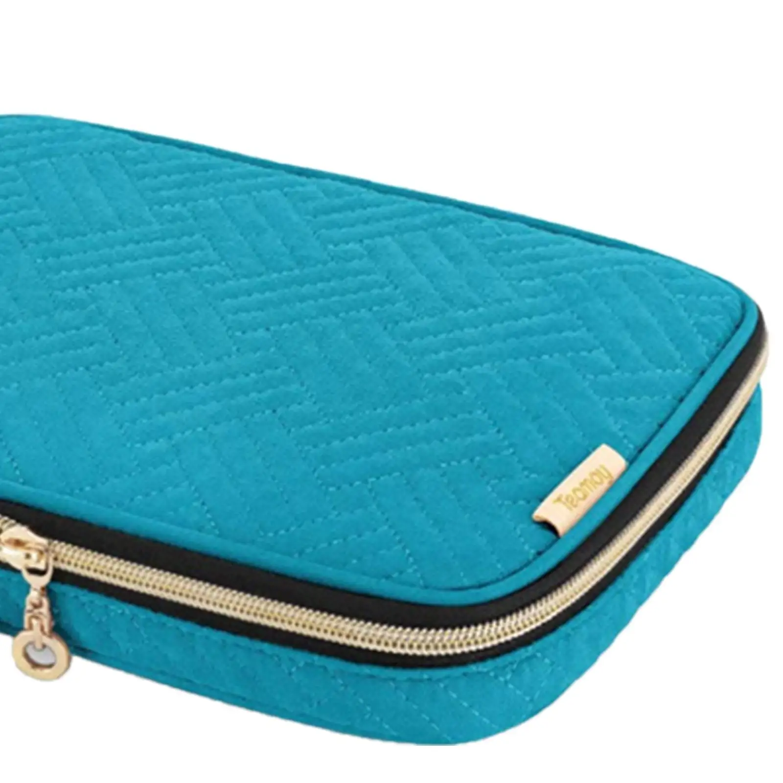 Travel Portable 12 Watch Bands Storage Quilted Case Pouch Stylish Compact