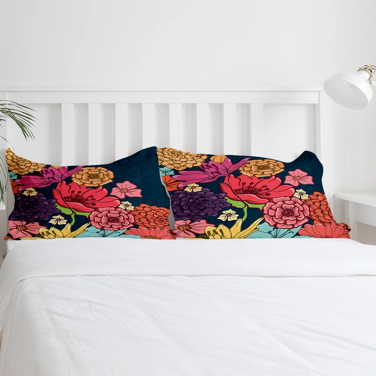 Artistic Flowers Bedding Set 3pcs Boys Girls Duvet Cover Pillowcase Kids Adult Quilt Cover Double Bed Set Home Textile