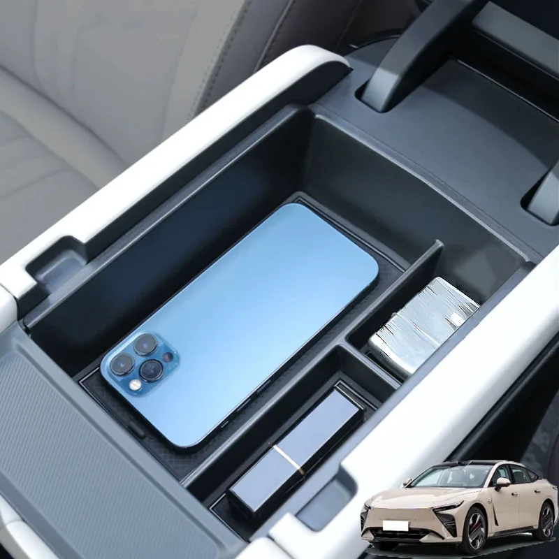 For Exeed Exlantix ES 2023-2026 Car Central Armrest Box ABS Store Content Box Finishing Receive Interior Car Accessories