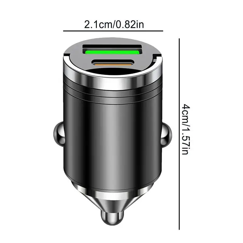 

Fast Charger Car Dual Port 100W Car Phone Charger With Fast Charging Efficient & Safe Cell Phone Automobile Chargers For Laptops