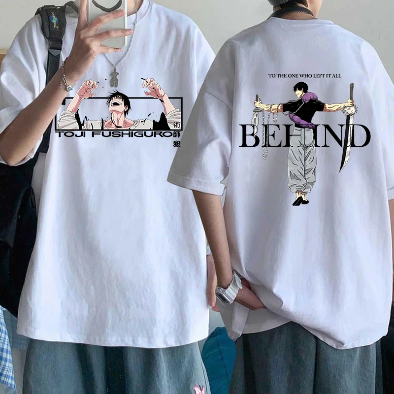 New Anime T-Shirt Men Women T Shirt Fushiguro Toji Cosplay Clothes Streetwear Tee Shirt Plus Size Tops