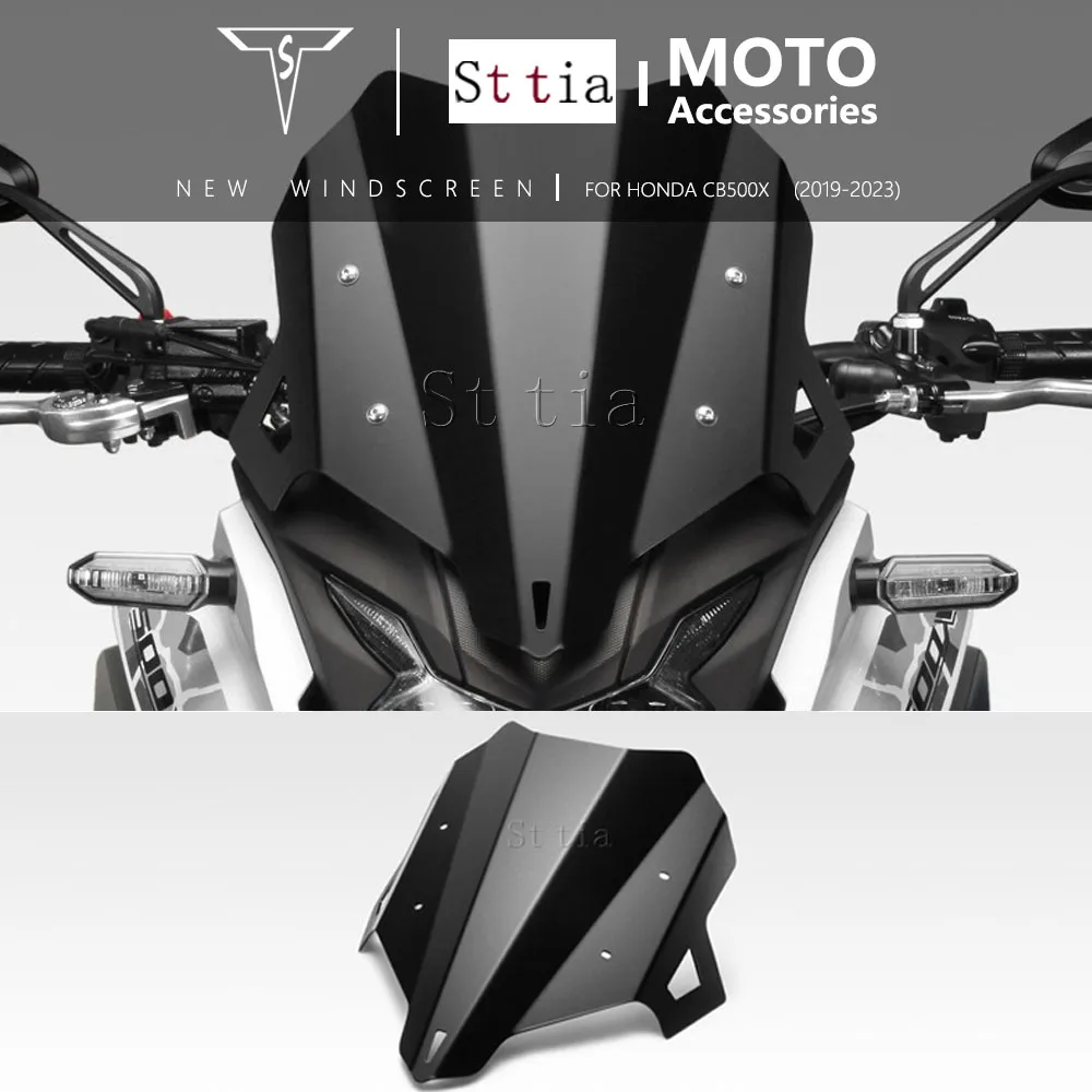 

Motorcycle Accessories Wind Screen for Honda CB500X CB 500 X 2019 2020 2021 2022 2023 Windshield Windscreen Screen Protector
