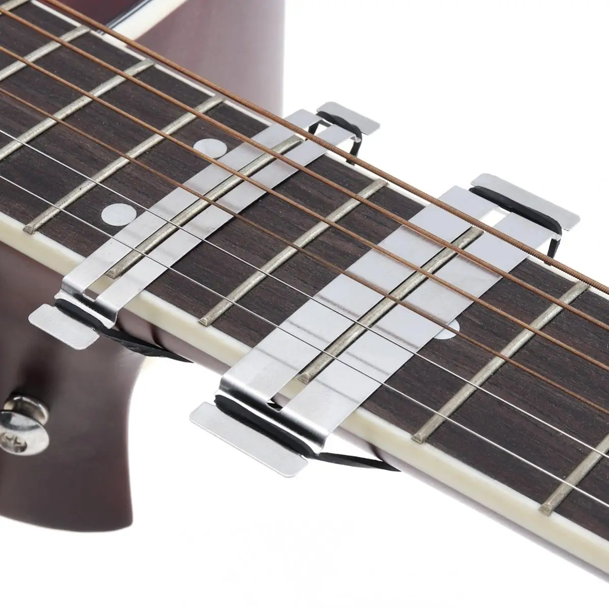 2pcs Guitar Fret Repairing Tools Stainless Steel Fretboard Guard Protect Fret Wires File Sanding Cleaning Polish Luthier Tool