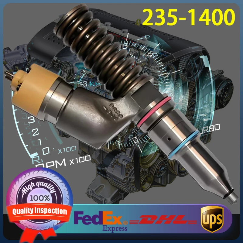 

235-1400 High Quality Diesel Fuel Injector 2351400 Common Rail Injector for Caterpillar CAT C15 Diesel Engine