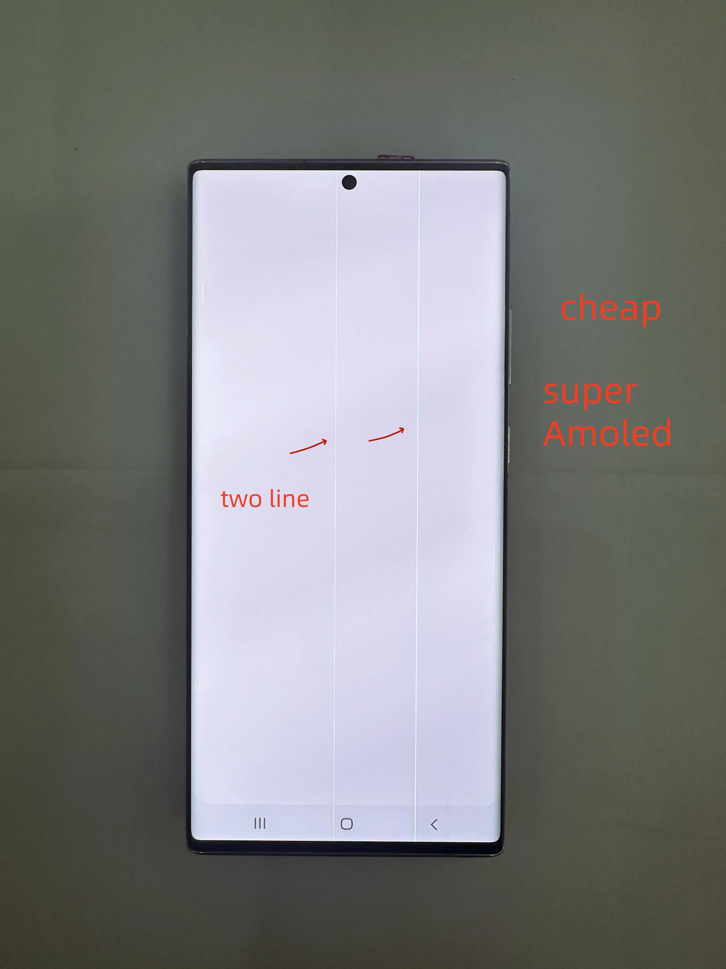 With defects line AMOLED Note 20 Ultra LCD For Samsung Galary SM-N985F N986U LCD Display Touch Screen Digitizer Assembly Parts