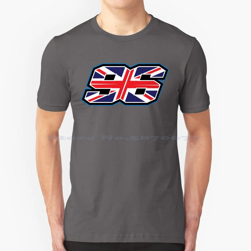 Jake Dixon Number 96 Uk Flag T Shirt 100% Cotton Tee Moto2 Helmet Motorbike Motorcycle Racing Racer Sports Bike Enthusiast Moto