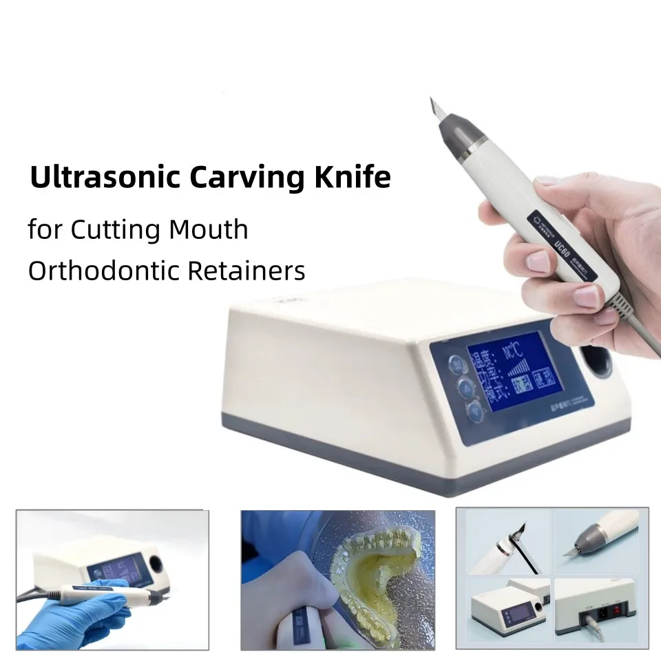 VV Dental Ultrasonic Braces Cutting Machine Electric Frequency Engraving Cutting for Cutting Mouth Orthodontic Retainers