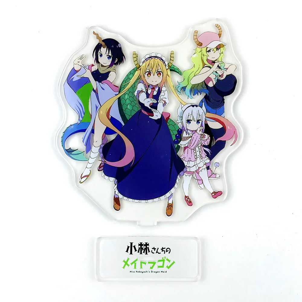 Kobayashi-san Chi No Maid Dragon Miss Toru Kanna Elma Quetzalcoatl  acrylic stand figure model plate holder cake topper anime