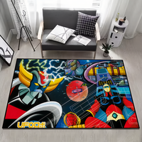 small carpet Anti-Slip Kitchen Bedroom Handmade Blood Zeus Tufted Rug film Carpet Living Room anime of Entrance Decoration