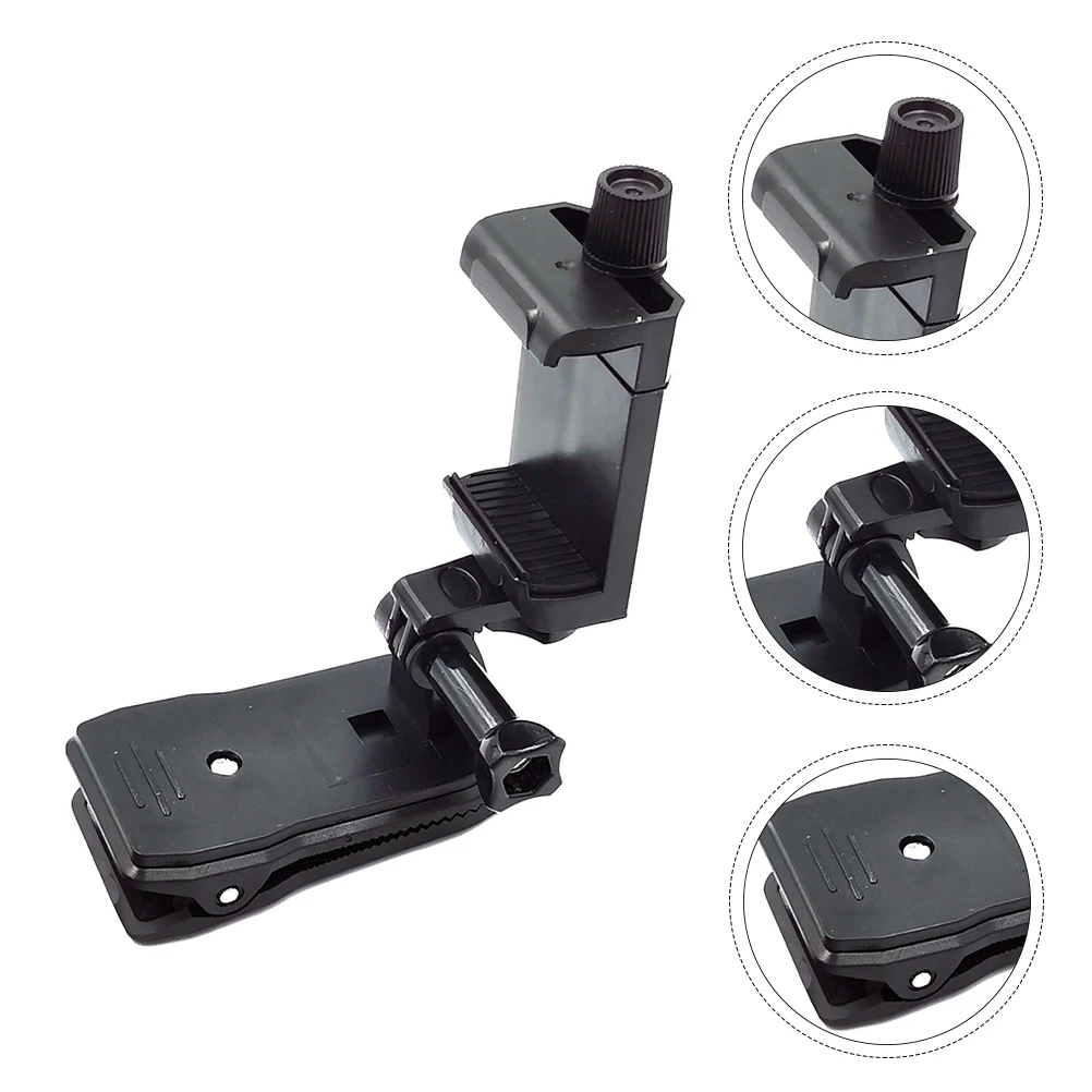 

Action Camera Degrees Rotation Phone Mount Clamp for Backpack Straps Wear-Resistant Abs Hiking Camping