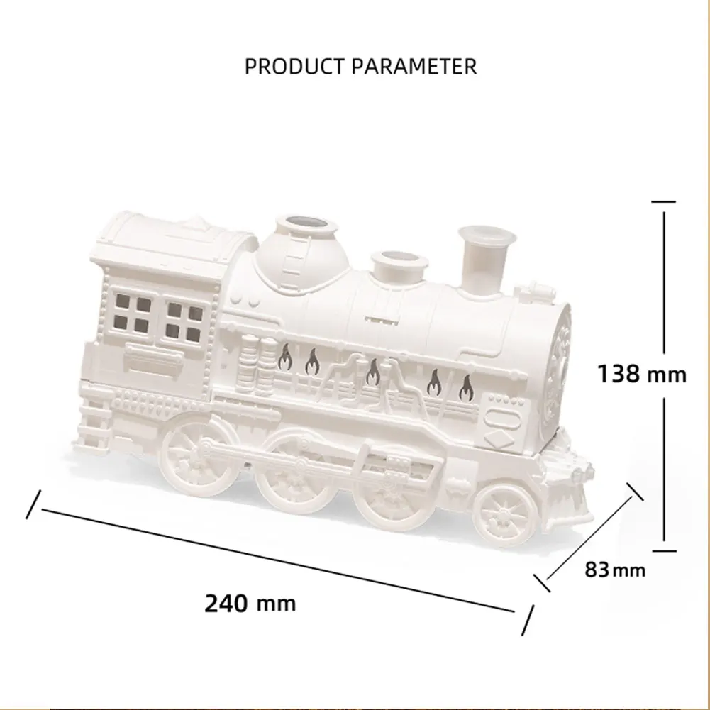 Treno umidificatore d\'aria luce diffusori per aromaterapia ad ultrasuoni Mist Maker fragranza olio essenziale Aroma Difusor telecomando