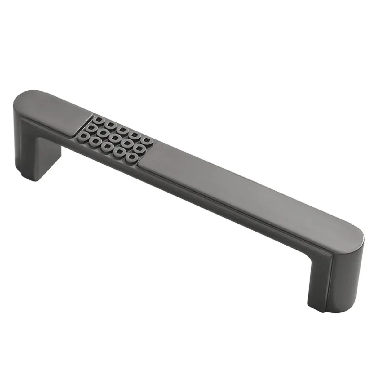 Modern Simple Style Furniture Handles Gray Zinc Alloy Handles for Cabinets and Drawers Various Styles and Sizes Cabinet Pulls
