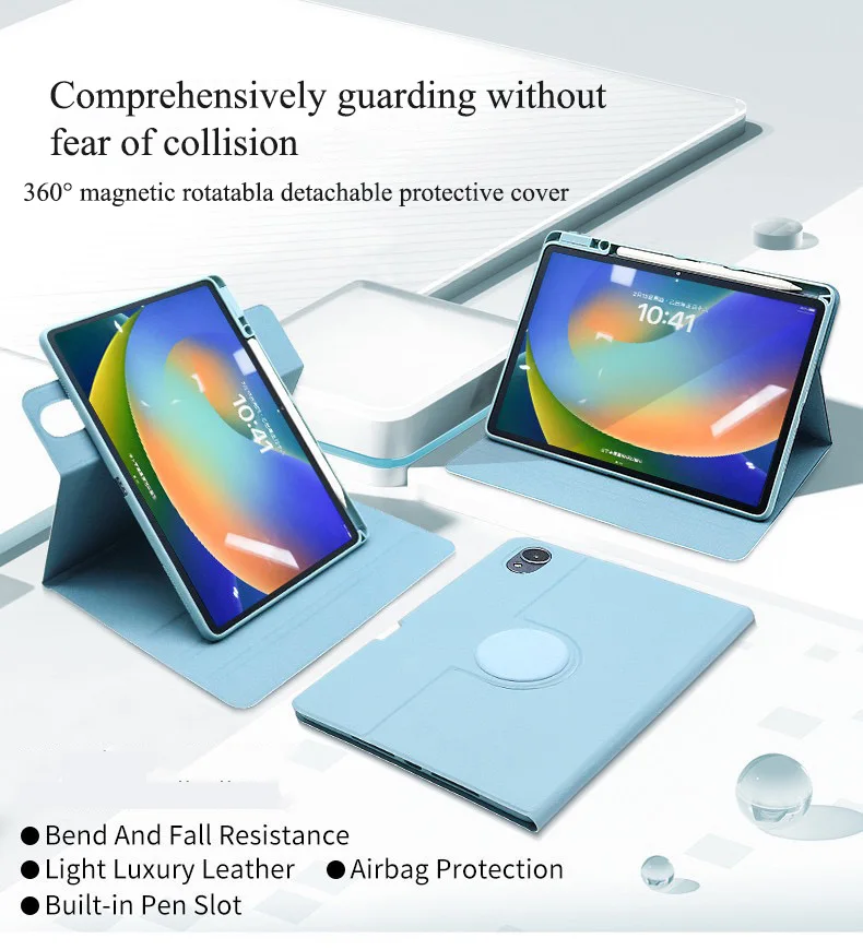 

For Xiaomi 7pro protective case 6pro Redmi SE magnetic detachable bottom case with pen slot computer tablet protective case