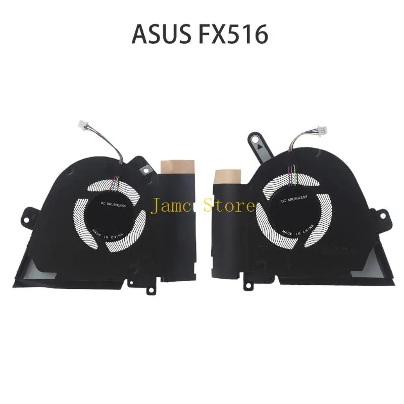 LX0B CPU GPU Fan Laptop Cooling Fan for DC 12V 1A 4-pin for F15 FX516 FX516P FX516PM FX516PC Computer Heatsink