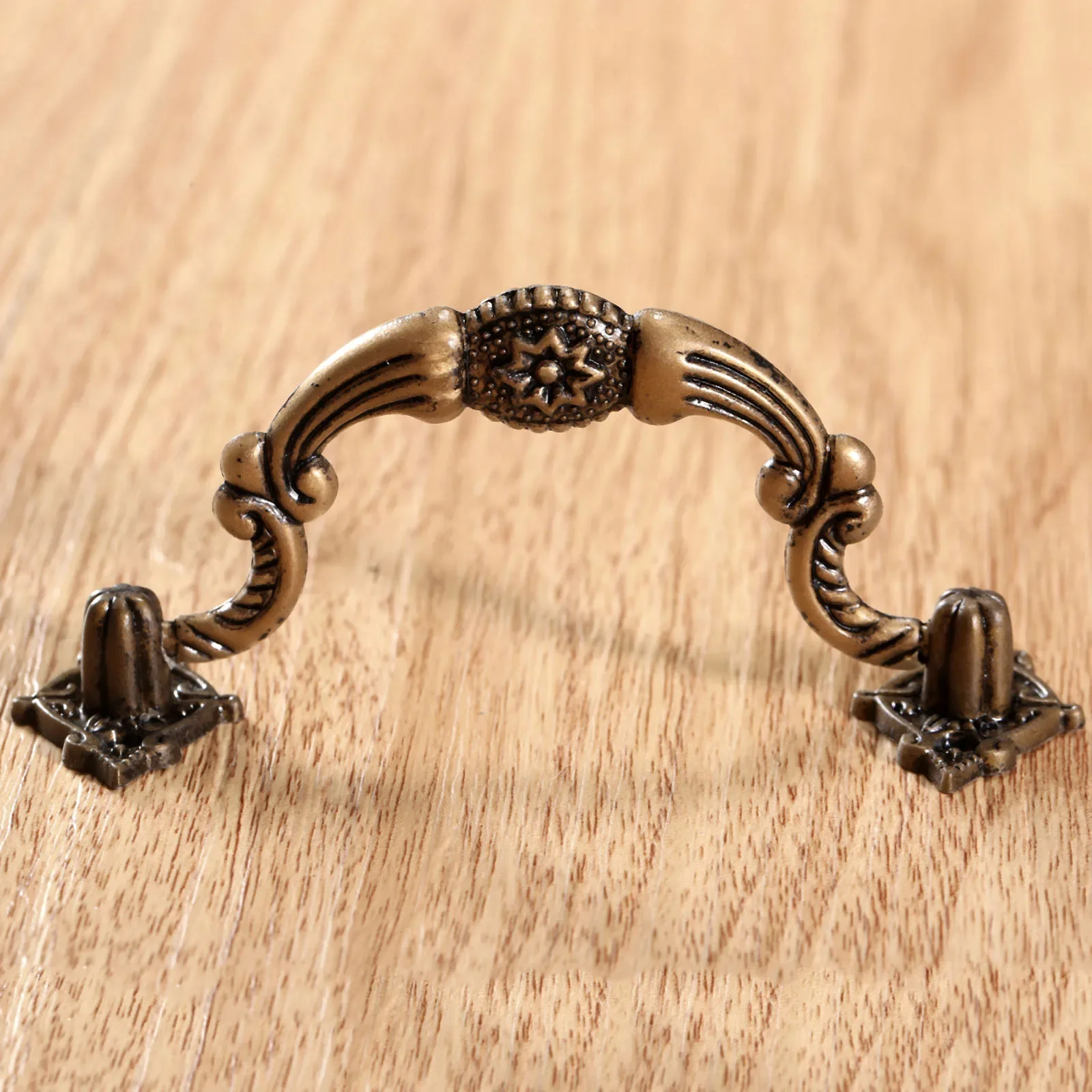 2Pcs Plastic Antique Cabinet Knobs and Handles Retro Furniture Knobs Kitchen Drawer Cupboard Pull Handles Furniture Fitting