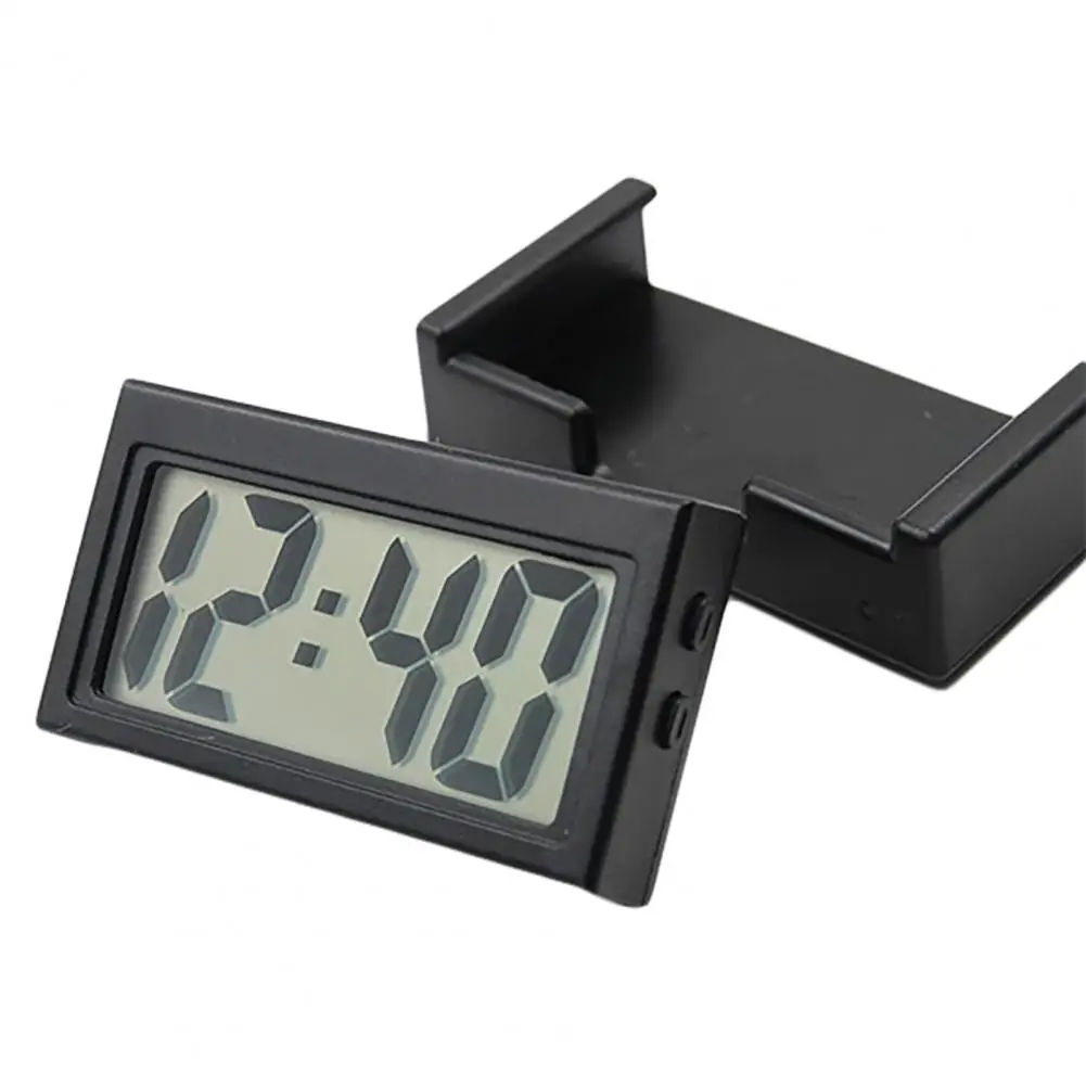 Electronic Clock Car Dashboard Student Exam Study Mini LCD Display Large Screen Table Desk Digital Clock Home