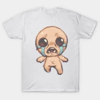 The Binding of Isaac Indie T-shirt Vintage Loose Oversized Unisex Print T-shirts for Men Women Fashion Hip Hop Retro Fashion tee