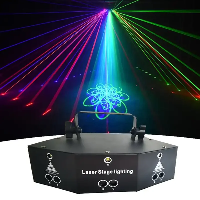 9 Eyes Remote control & DMX512 Laser light Party light disco party wedding bar club concert stage effect light event show