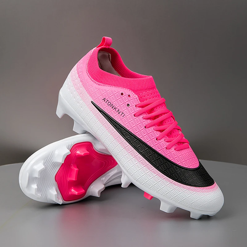 High Quality Mens Football Boots Boys Training Studded Fast Soccer Cleats Outdoor Non Slip Football Shoes for Man 36-45