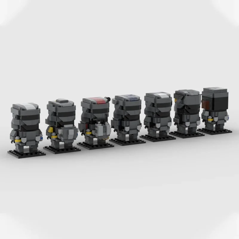 

1129pcs MOC Halo 3 ODST Squad Alpha Nine Model Toys Building Blocks Construction Assemble DIY Education Festival Gift Birthday
